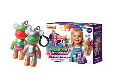 DUMEL DD 30622 Magiczne malowanie - misiowe breloczki