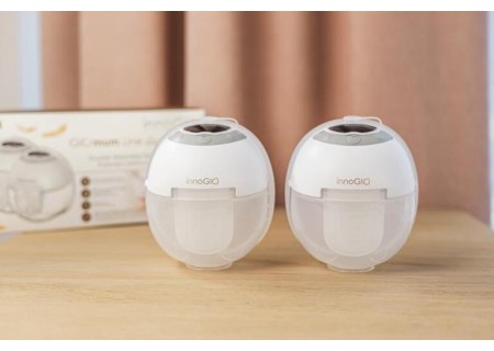 INNOGIO GIO-359 Podwójny muszlowy laktator elektryczny GIOmum Line Discreet Light Double