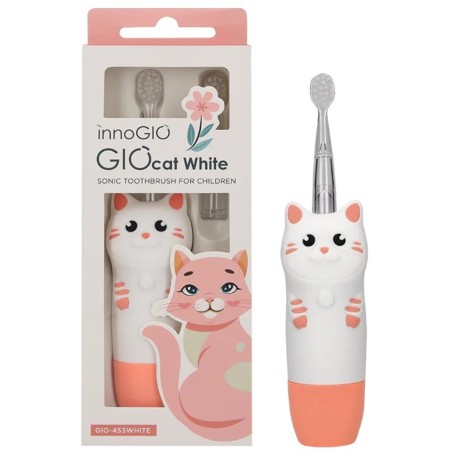 INNOGIO GIO-453WHITE Soniczna szczoteczka dla dzieci GIOcat biała