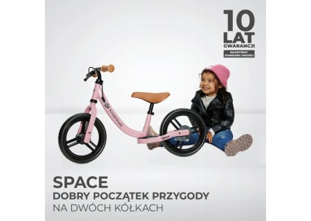 KINDERKRAFT Rowerek biegowy SPACE DARK PINK