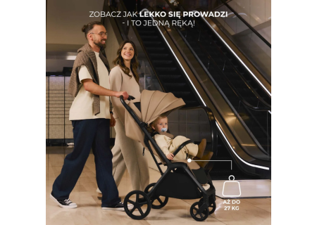 KINDERKRAFT Wózek spacerowy LOOM LINEN beige