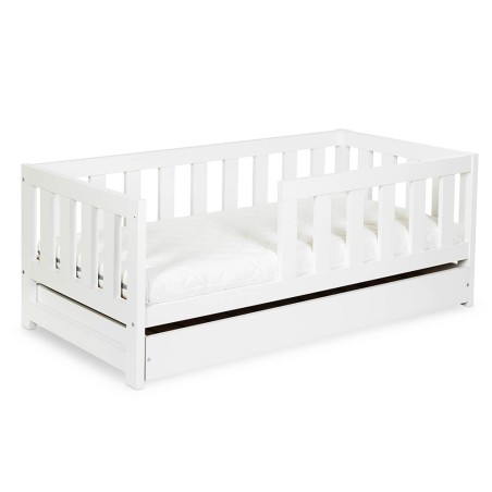 KLUPŚ Łóżko młodzieżowe 160x80 AMELIA biel