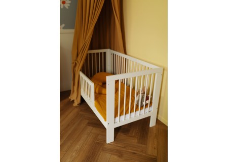 KLUPŚ Łóżko-tapczanik 140x70 OLIVIA biel