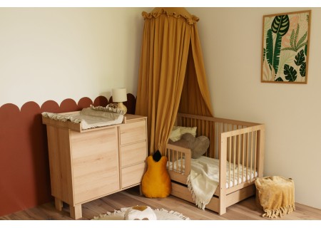 KLUPŚ Łóżko-tapczanik 140x70 OLIVIA buk