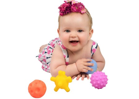 SMILY PLAY SP83687 Piłeczki sensoryczne 4szt.