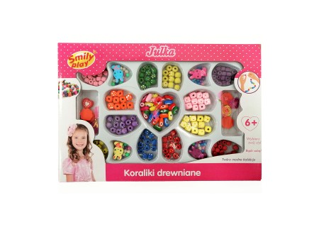 SMILY PLAY SP83791 Zestaw koralików drewnianych