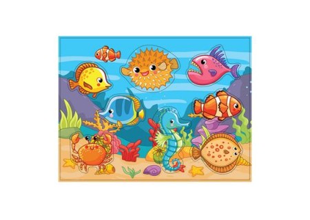 SMILY PLAY SPW83609 Zabawka drewniana Rybki