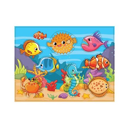 SMILY PLAY SPW83609 Zabawka drewniana Rybki