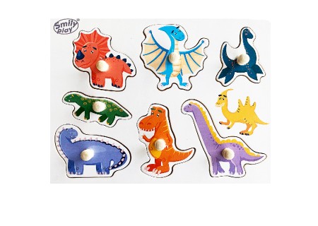 SMILY PLAY SPW83802 Układanka Dinozaury