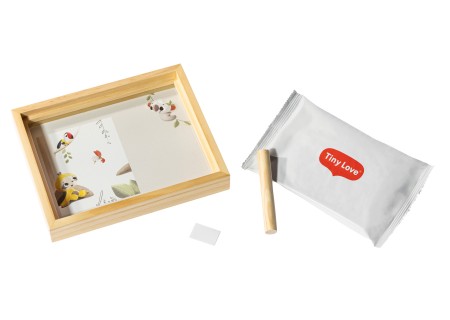 TINY LOVE CREATIONS TLC1660700 Ramka na zdjęcie i odcisk drewniana
