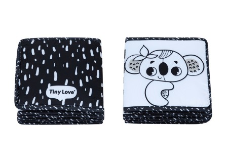 TINY LOVE TL11189000 Moja pierwsza książeczka edukacyjna DECOR czarno/biała