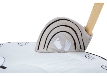 TINY LOVE TL12083068 Gimnastyka dla Bobasa ze stojakiem DECOR LUXE czarno/biała