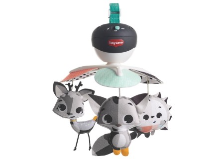 TINY LOVE TL1305906830R Karuzela podróżna - Magiczna Kraina - czarno-biała