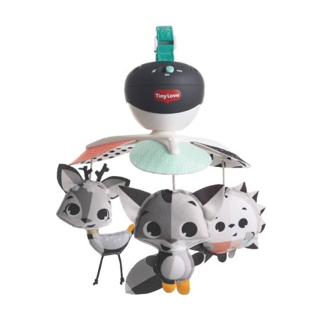 TINY LOVE TL1305906830R Karuzela podróżna - Magiczna Kraina - czarno-biała