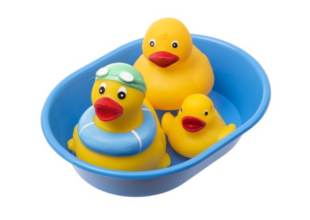 TULLO 025 Zwierzątka do kąpieli w wanience 3 szt