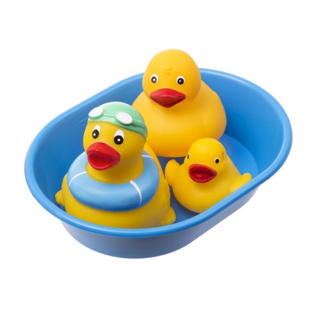 TULLO 025 Zwierzątka do kąpieli w wanience 3 szt
