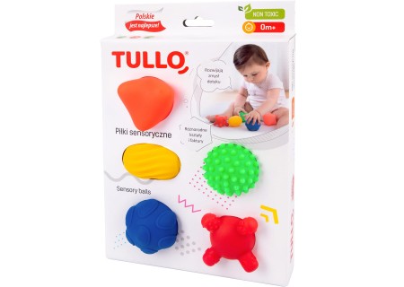 TULLO 420 Piłki sensoryczne 5 szt