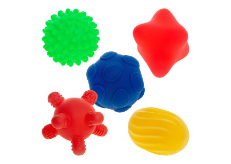 TULLO 420 Piłki sensoryczne 5 szt