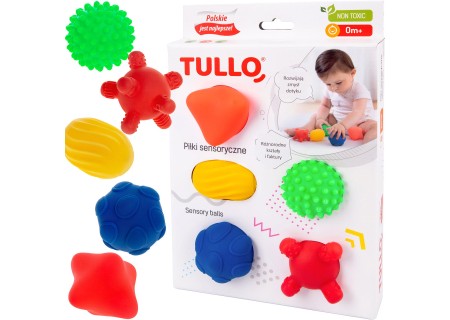 TULLO 420 Piłki sensoryczne 5 szt