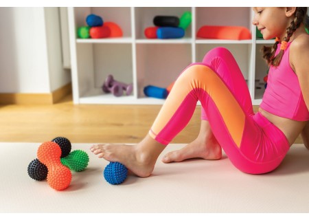 TULLO 449 Wałek do masażu i rehabilitacji 15,5cm.czarny