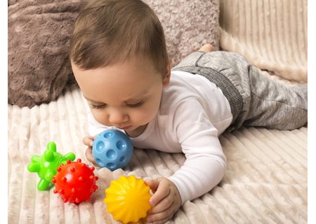 TULLO 495 Piłki sensoryczne 4 szt. Bez dziurki