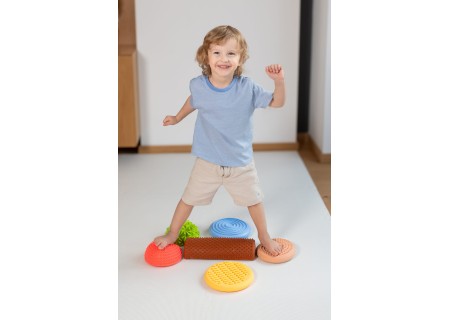 TULLO 605 Ścieżka sensoryczna 6 szt pastelowa