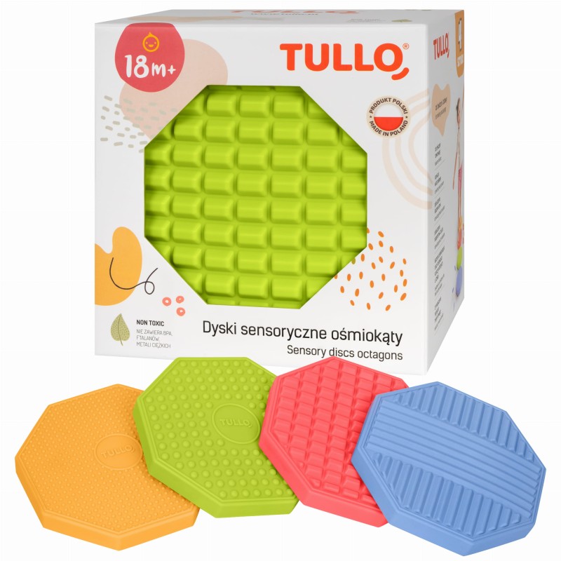 TULLO 616 Dyski densoryczne ośmiokąty 4 szt.