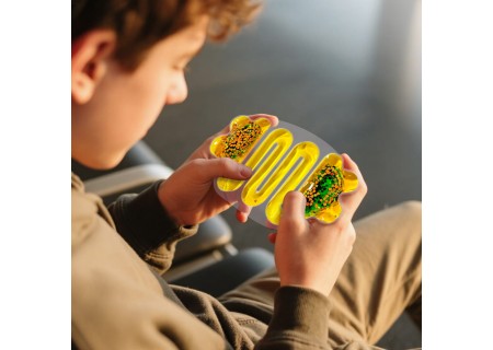 TULLO 706 Zabawka sensoryczna z cieczą squishy pomarańcz.