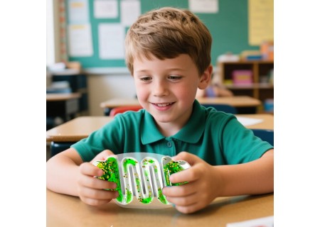 TULLO 707 Zabawka sensoryczna z cieczą squishy zielony