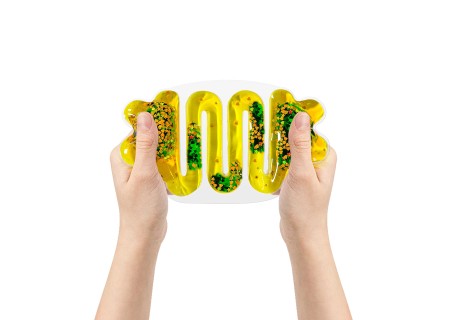 TULLO 708 Zabawka sensoryczna z cieczą squishy żółty