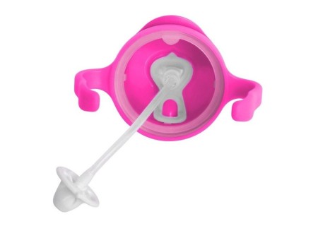 B.BOX BB00511 Bidon ze słomką 240 ml pink pomegranate