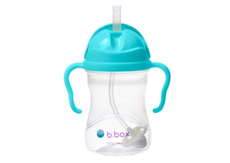 B.BOX BB00513 Bidon ze słomką 240 ml lazurowy (aqua)