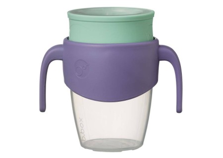 B.BOX BB200103 Kubek 360 do nauki picia - kubek treningowy niekapek Lilac pop
