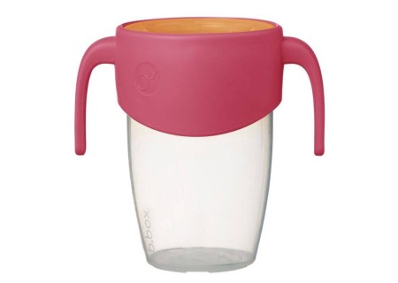 B.BOX BB200134 Kubek 360 do nauki picia - kubek treningowy niekapek Strawberry shake