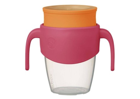 B.BOX BB200134 Kubek 360 do nauki picia - kubek treningowy niekapek Strawberry shake