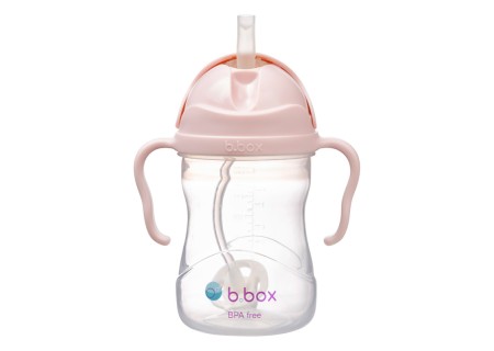 B.BOX BB200211 Bidon ze słomką 240 ml różowy blush
