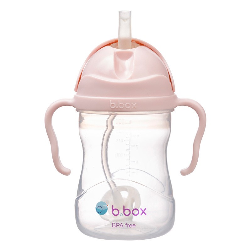 B.BOX BB200211 Bidon ze słomką 240 ml różowy blush