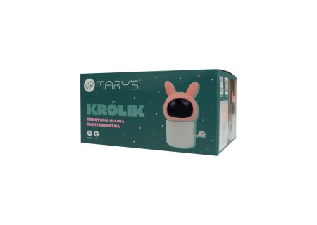 MARY'S MW61444 Obrotowa niania kamera elektroniczna Królik różowy WIFI TUYA
