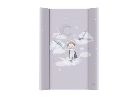 CEBA 216-000-818 Przewijak twardy krótki 50x70 Basic Wild Swans (Dzikie łabędzie)