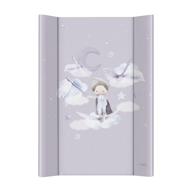 CEBA 216-000-818 Przewijak twardy krótki 50x70 Basic Wild Swans (Dzikie łabędzie)