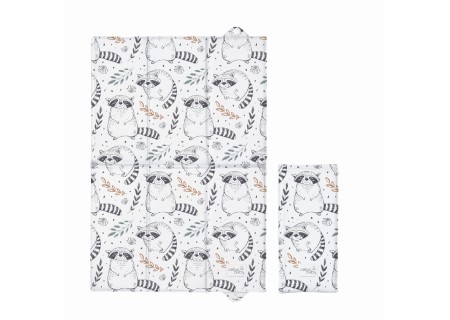 CEBA 305-000-636 Składana mata do przewijania 60x40 Raccoon