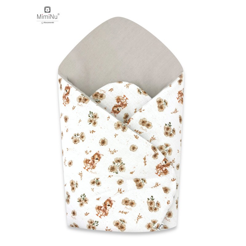 KIECZMERSKI Rożek standard 75x75 cm MIMINU DESIGN Kaczuszki beż bawełna 100%