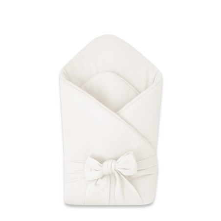 KIECZMERSKI Rożek standard wiązany MIMINU SOFT 0-3m ecru