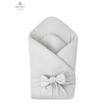 KIECZMERSKI Rożek standard wiązany MIMINU SOFT 0-3m szary