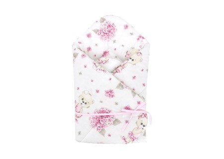 KIECZMERSKI Rożek usztywniony 75x75 cm MIMINU DESIGN Baletnica róż bawełna 100%