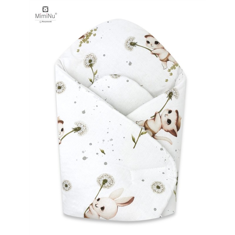 KIECZMERSKI Rożek usztywniony 75x75 cm MIMINU DESIGN Kotki bawełna 100%