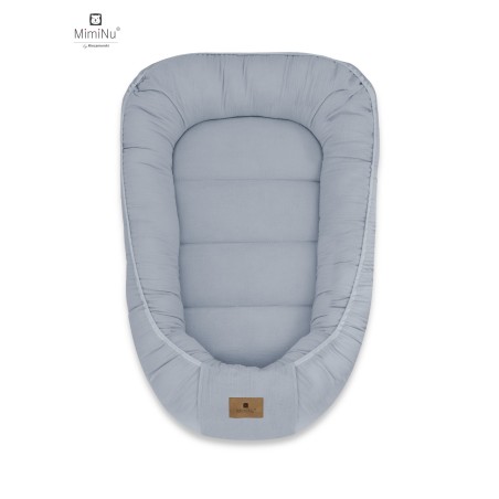 KIECZMERSKI Kokon niemowlęcy MUŚLIN BAWEŁNIANY jeans bawełna 100%