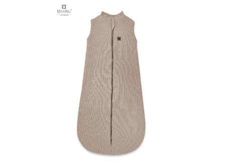 KIECZMERSKI Śpiworek do spania całoroczny MIMINU SOFT TEDDY 2,5 TOG mokka 62/76cm 3-12m