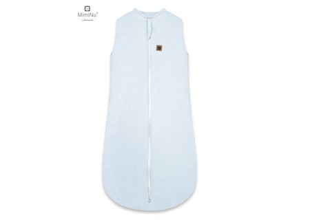 KIECZMERSKI Śpiworek do spania całoroczny MIMINU SOFT TEDDY 2,5 TOG niebieski 62/76cm 3-12m
