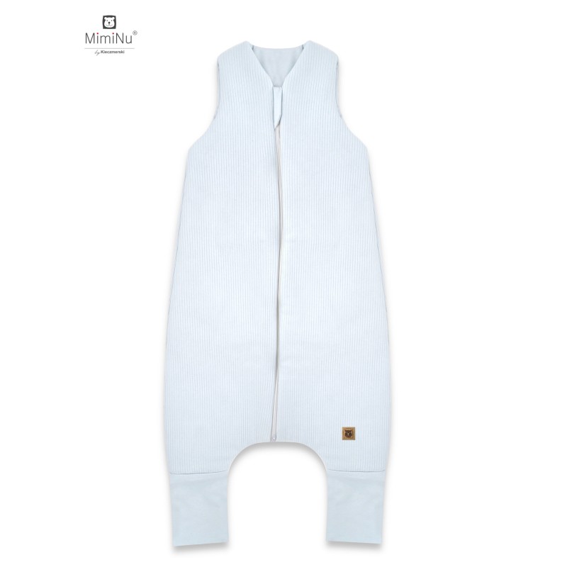 KIECZMERSKI Śpiworek do spania ocieplany z nogawkami MIMINU SOFT FLO S błękit 80/98cm 1-2,5 roku